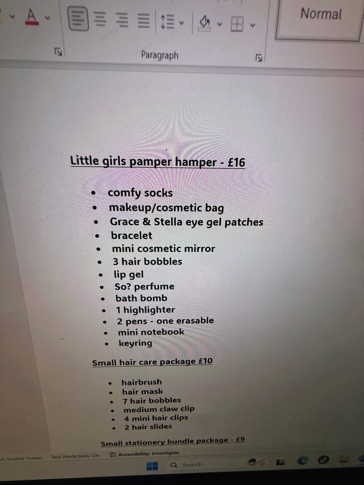 Mummy and me pamper bundle